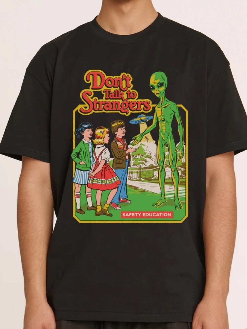 Authentic Licensed Steven Rhodes "Don't Talk to Strangers" Graphic Tee - Unisex